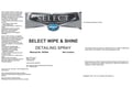 Picture of Car Brite Secondary Safety Labels - Select Wipe n Shine