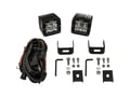 Picture of Westin HyperQ LED Auxiliary Light - 5W Cree - 3 x 3 in. - Incl. Wire Harness - 2 Connectors - In-Line Fuse - Relay And Switch - Sold In Pairs - Diecast Aluminum Housing