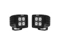 Picture of Westin HyperQ B-Force LED Auxiliary Light - Pair - 3.2 x 3 in. 5W Cree Flood Beam - w/Black Faceplate