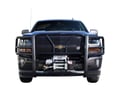 Picture of Westin HDX Winch Mount Grill Guard - Black - With Winch Tray