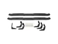 Picture of Westin ProTraxx 4 In. Oval Step Bar - Black Powdercoat - For Double Cab - Extended Cab