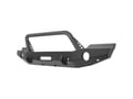 Picture of Westin WJ2 Full Width Front Bumper - w/Bull Bar - Steel - Textured Black