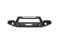 Picture of Westin WJ2 Full Width Front Bumper w/LED Light Bar Mount - Steel - Textured Black