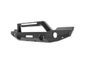 Picture of Westin WJ2 Full Width Front Bumper w/LED Light Bar Mount - Steel - Textured Black