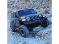 Picture of Westin WJ2 Full Width Front Bumper - w/Bull Bar - Steel - Textured Black - Incl. Mounting Bracket - Hardware And Install Sheet
