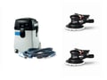 Picture of Rupes S245 Portable Vacuum Long Hose Kit With (2) RH353A Skorpio Sanders