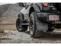 Picture of Truck Hardware Gatorback Anodized Bucking Bronco Mud Flaps - Rear