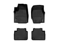 Picture of WeatherTech FloorLiners - 1st & 2nd Row - 2- Piece Rear Liner - Black