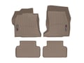 Picture of WeatherTech DigitalFit Floor Liners - 1st & 2nd Row (2-pc. Rear Liner) - Tan