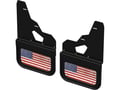 Picture of Truck Hardware Gatorback Distressed American Flag Mud Flaps - Front - Fits With Rock Rails Only