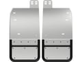 Picture of Truck Hardware Gatorback Brushed Stainless Plate Mud Flaps - Rear