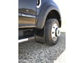 Picture of Truck Hardware Gatorback Black Distressed American Flag Mud Flaps - Front