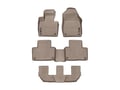 Picture of WeatherTech DigitalFit Floor Liners - Complete Set (1st, 2nd, & 3rd Row) - Tan