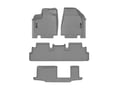 Picture of WeatherTech DigitalFit Floor Liners - Complete Set (1st, 2nd, & 3rd Row) - Grey