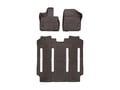 Picture of WeatherTech DigitalFit Floor Liners - Complete Set (1st Row, 1-Piece 2nd/3rd Row) - Cocoa