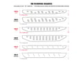 Picture of Go Rhino RB30 Running Board Kit & 2 Pairs of Drops Steps Kit - Textured Black - Crew Max