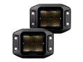 Picture of Go Rhino Blackout Series Lights - 3x3 Cube Flood Light Kit - Flush Mount - Pair