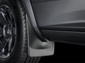 Picture of WeatherTech No-Drill Mud Flaps - Front Pair - Equipped with Factory Rock Rails and Tube Step.