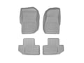 Picture of WeatherTech FloorLiners HP - 1st & 2nd Row - 2 Piece Rear Liner - Grey