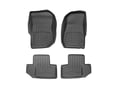 Picture of WeatherTech FloorLiners HP - 1st & 2nd Row - 2-pc. Rear Liner - Black
