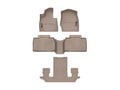 Picture of Weathertech DigitalFit Floor Liners - Complete Set (1st, 2nd, & 3rd Row) - Tan