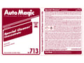Picture of Auto Magic Safety Label - Special Cleaner #713