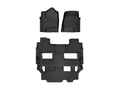 Picture of WeatherTech FloorLiner HP - Complete Set (1st Row, Two Piece - 2nd & 3rd Row) - Black