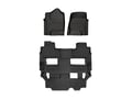 Picture of Weathertech HP Floor Liner - Complete Set (1st Row, Two Piece - 2nd & 3rd Row) - Black