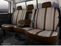 Picture of Fia Wrangler Custom Seat Cover - Rear - Brown - Split Cushion 60/40 