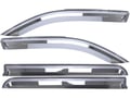 Picture of Putco Element Chrome Window Visors - Chevrolet Silverado / GMC Sierra LD - Double Cab (Set of 4)
