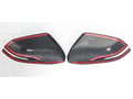 Picture of Trim Illusion Side Mirror Covers - Black - Top - 2 Piece - W/ Signal