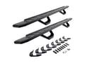 Picture of Go Rhino RB30 Running Boards with Brackets & 2 Pairs of Drops Steps Kit - Gas Only - Textured Black