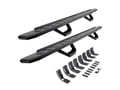Picture of Go Rhino RB30 Running Board Kit & 2 Pairs of Drops Steps Kit - Textured Black - Crew Cab