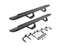 Picture of Go Rhino RB30 Running Board Kit & 2 Pairs of Drops Steps Kit - Textured Black - Quad Cab