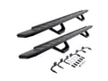 Picture of Go Rhino RB30 Running Board Kit & 2 Pairs of Drops Steps Kit - Textured Black - Crew Cab