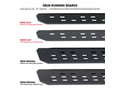 Picture of Go Rhino RB30 Running Board Kit & 2 Pairs of Drops Steps Kit - Textured Black - Quad Cab