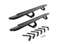 Picture of Go Rhino RB30 Running Boards with Brackets & 2 Pairs of Drops Steps Kit - Textured Black