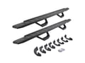 Picture of Go Rhino RB30 Running Board Kit & 2 Pairs of Drops Steps Kit - Textured Black - Double Cab