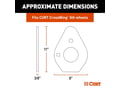 Picture of Curt CrossWing 5th Wheel Wedge Kit for Turning Point - 5th Airborne Sidewinder