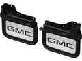 Picture of Truck Hardware Gatorback Black GMC Mud Flaps & Caps - Front