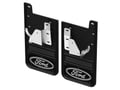 Picture of Truck Hardware Gatorback Black Wrap Ford Oval Mud Flaps - Rear Pair