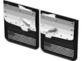 Picture of Truck Hardware Gatorback Black Distressed American Flag Mud Flaps - Rear Dually Pair