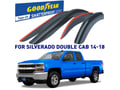 Picture of Goodyear Window Deflectors - Tape-On - 4 Pieces - Double Cab