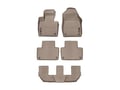 Picture of Weathertech DigitalFit Floor Liners - Complete Set (1st, 2nd (2-Piece) & 3rd Row) - Tan