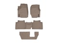 Picture of WeatherTech DigitalFit Floor Liners - Complete Set (1st, 2nd, & 3rd Row) - Tan
