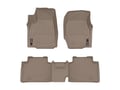 Picture of WeatherTech DigitalFit Floor Liners - 1st & 2nd Row - Tan