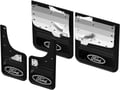 Picture of Truck Hardware Gatorback Black Wrap Ford Oval Dually Mud Flaps - Set