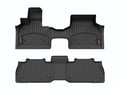 Picture of Weathertech Floor Liners - 1st Row Over-The-Hump & 2nd Row - Black