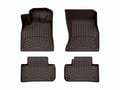 Picture of WeatherTech FloorLiners HP - 1st & 2nd Row - 2 Piece Rear Liner - Cocoa