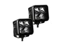 Picture of Go Rhino Blackout Series Lights - 2x2 Cube - Spot Light Kit - Pair